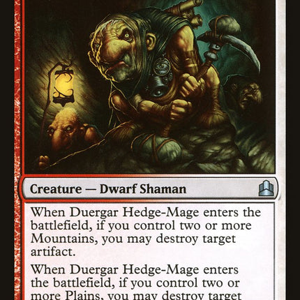 Duergar Hedge-Mage [Commander 2011]