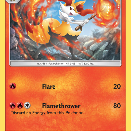 Braixen (16/131) [Sun & Moon: Forbidden Light]