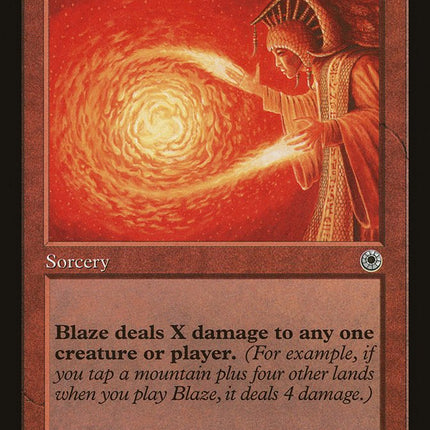 Blaze (No Flavor Text) [Portal]