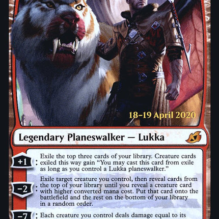 Lukka, Coppercoat Outcast [Ikoria: Lair of Behemoths Prerelease Promos]