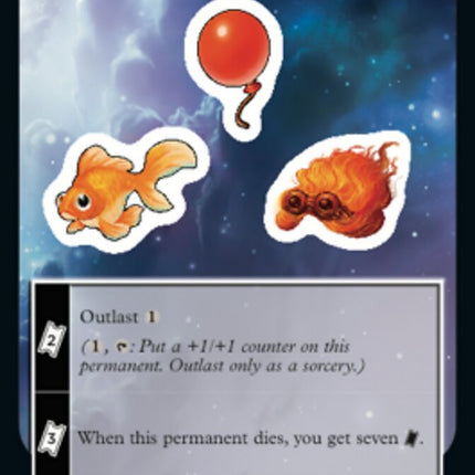 Demonic Tourist Laser [Unfinity Stickers]