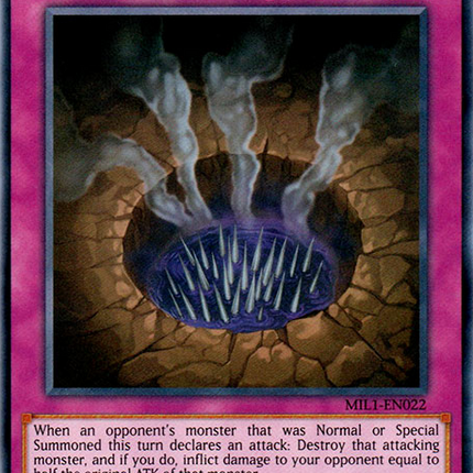 Trap Hole of Spikes [MIL1-EN022] Super Rare