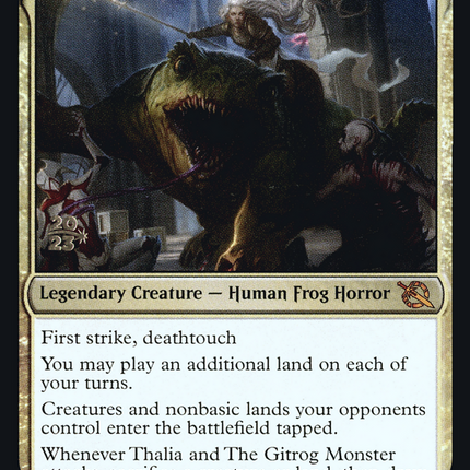 Thalia and The Gitrog Monster [March of the Machine Prerelease Promos]