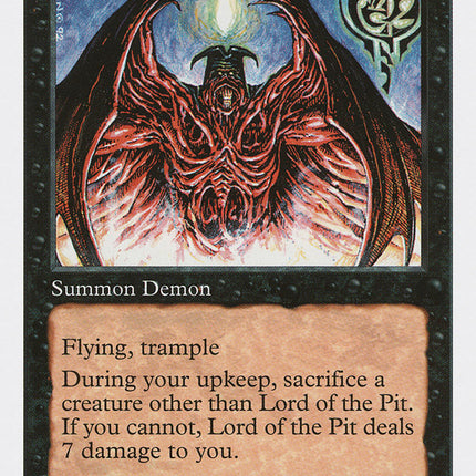 Lord of the Pit [Fifth Edition]