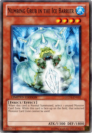 Numbing Grub in the Ice Barrier [GLD3-EN031] Common
