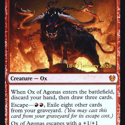 Ox of Agonas [Theros Beyond Death Prerelease Promos]
