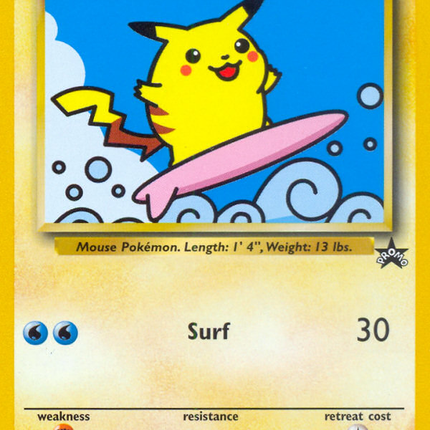 Surfing Pikachu (28) [Wizards of the Coast: Black Star Promos]