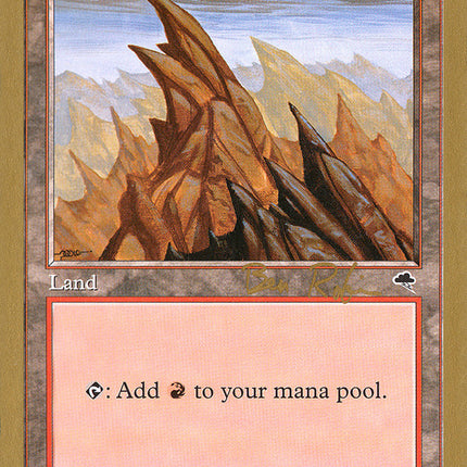 Mountain (br346) (Ben Rubin) [World Championship Decks 1998]