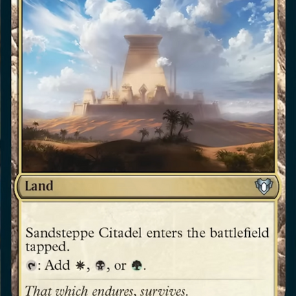 Sandsteppe Citadel [Commander Masters]