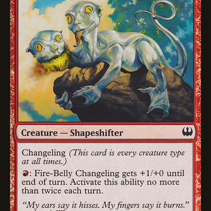 Fire-Belly Changeling [Duel Decks: Knights vs. Dragons]