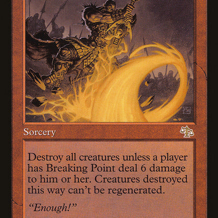 Breaking Point [Judgment]