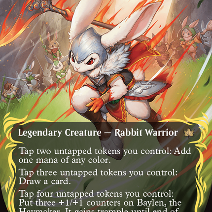 Baylen, the Haymaker (Raised Foil) [Bloomburrow]