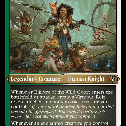 Ellivere of the Wild Court (Display Commander) [Wilds of Eldraine Commander]
