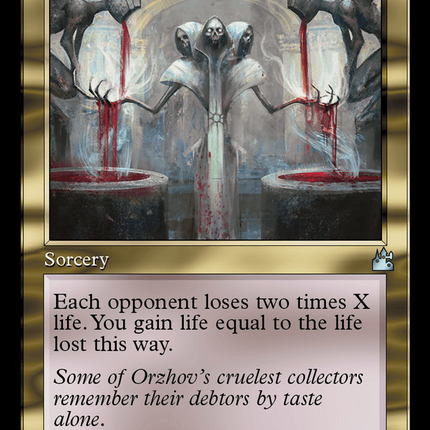 Debt to the Deathless (Retro Frame) [Ravnica Remastered]