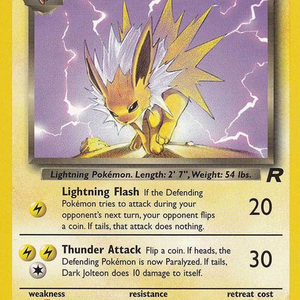 Dark Jolteon (38/82) [Team Rocket Unlimited]