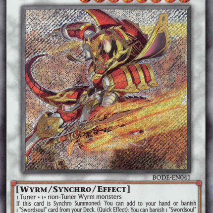 Swordsoul Grandmaster - Chixiao [BODE-EN041] Secret Rare