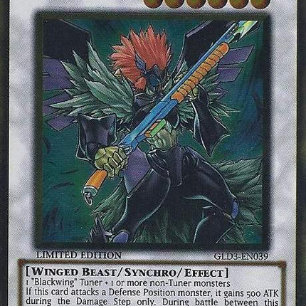 Blackwing Armed Wing [GLD3-EN039] Gold Rare