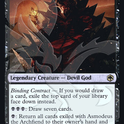 Asmodeus the Archfiend (Ampersand Promo) [Dungeons & Dragons: Adventures in the Forgotten Realms Promos]