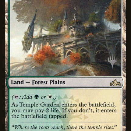 Temple Garden (Promo Pack) [Guilds of Ravnica Promos]