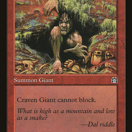 Craven Giant [Stronghold]