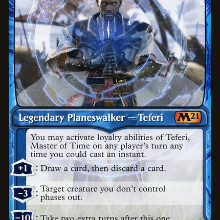 Teferi, Master of Time (Showcase) (290) [Core Set 2021]
