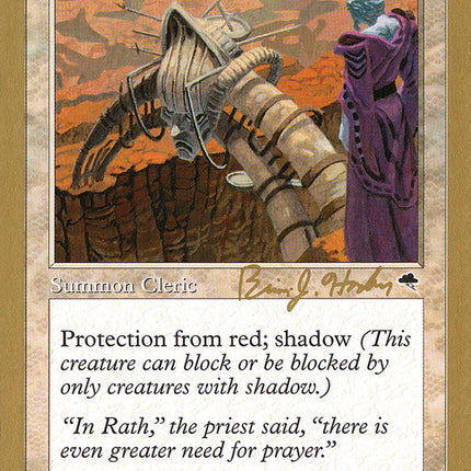 Soltari Priest (Brian Hacker) [World Championship Decks 1998]