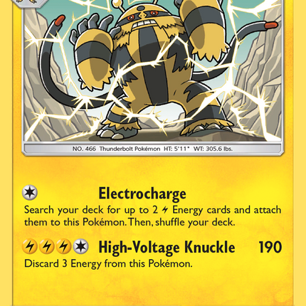 Electivire (72/214) [Sun & Moon: Lost Thunder]