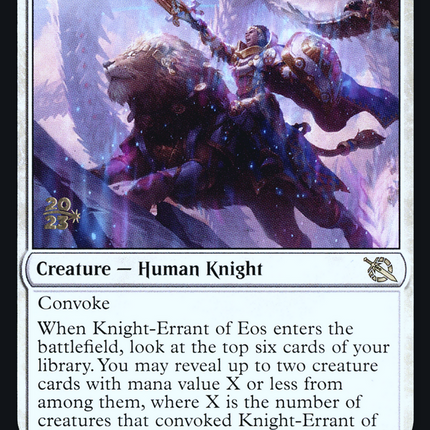 Knight-Errant of Eos [March of the Machine Prerelease Promos]