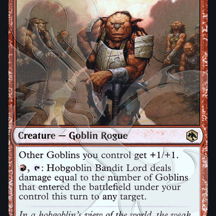 Hobgoblin Bandit Lord (Ampersand Promo) [Dungeons & Dragons: Adventures in the Forgotten Realms Promos]