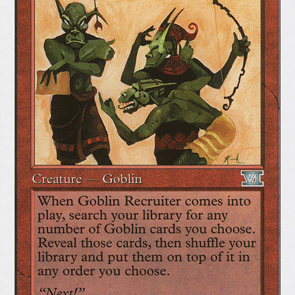 Goblin Recruiter [Classic Sixth Edition]
