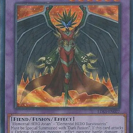 Evil HERO Inferno Wing (Red) [LDS3-EN027] Ultra Rare