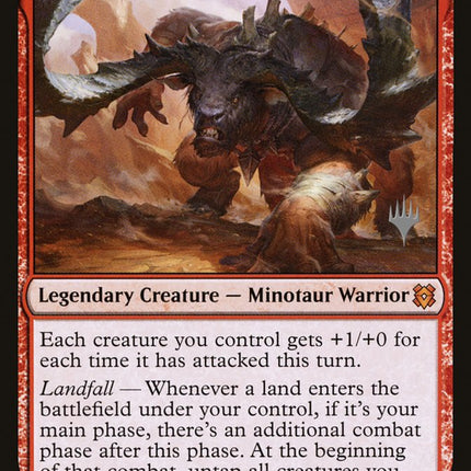 Moraug, Fury of Akoum (Promo Pack) [Zendikar Rising Promos]