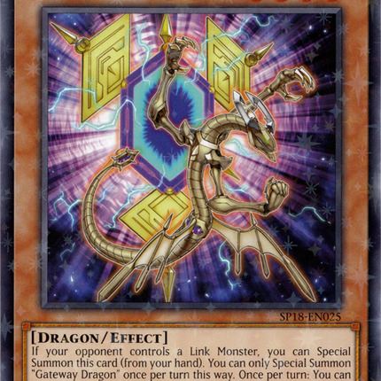 Gateway Dragon [SP18-EN025] Starfoil Rare
