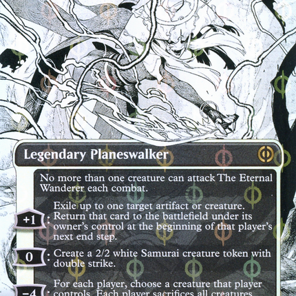 The Eternal Wanderer (Borderless Manga Step-and-Compleat Foil) [Phyrexia: All Will Be One]