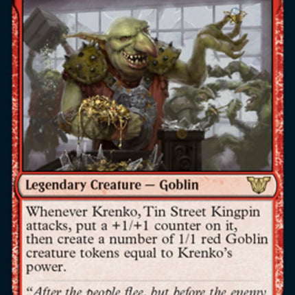 Krenko, Tin Street Kingpin [Kamigawa: Neon Dynasty Commander]