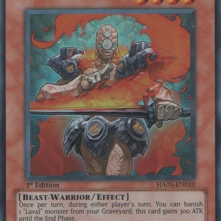 Prominence, Molten Swordsman [HA05-EN010] Super Rare