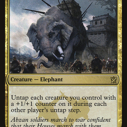 Ivorytusk Fortress [Khans of Tarkir Prerelease Promos]