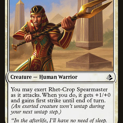 Rhet-Crop Spearmaster [Amonkhet]