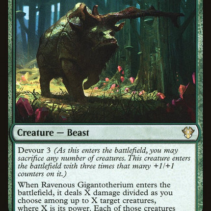 Ravenous Gigantotherium [Commander 2020]