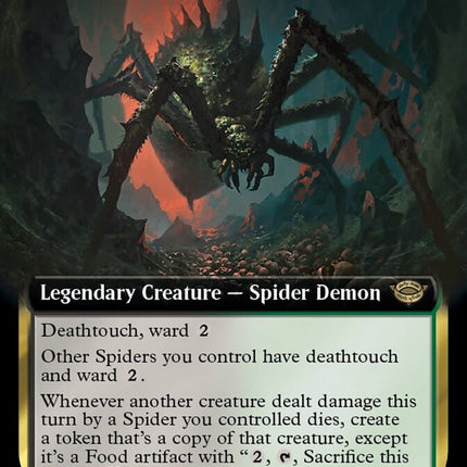 Shelob, Child of Ungoliant (Extended Art) (Surge Foil) [The Lord of the Rings: Tales of Middle-Earth]