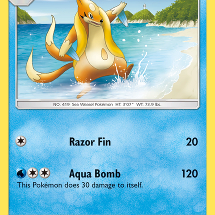 Floatzel (23/73) [Sun & Moon: Shining Legends]