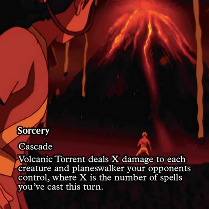 Volcanic Torrent (Borderless) [Avatar: The Last Airbender: Eternal-Legal]