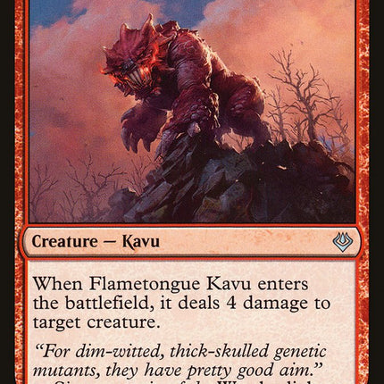 Flametongue Kavu [Archenemy: Nicol Bolas]