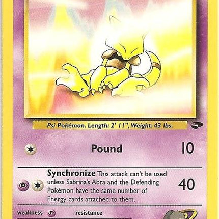 Sabrina's Abra (93/132) [Gym Challenge Unlimited]