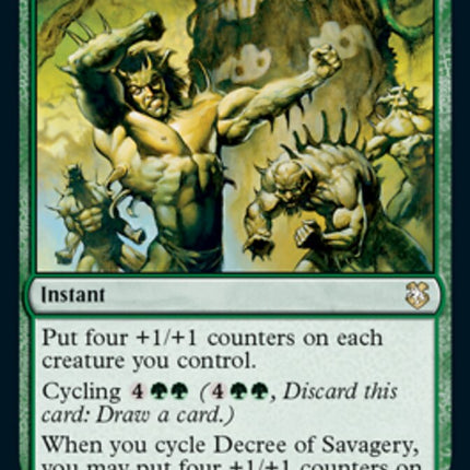 Decree of Savagery [Dungeons & Dragons: Adventures in the Forgotten Realms Commander]