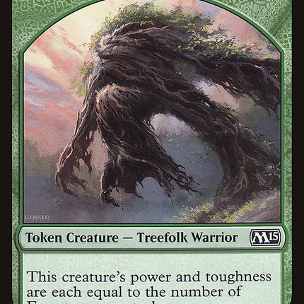 Treefolk Warrior Token [Magic 2015 Tokens]