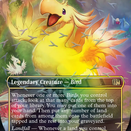 Choco, Seeker of Paradise (Borderless) (Chocobo Track Foil) [FINAL FANTASY]