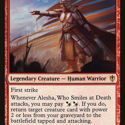 Alesha, Who Smiles at Death [Commander 2016]