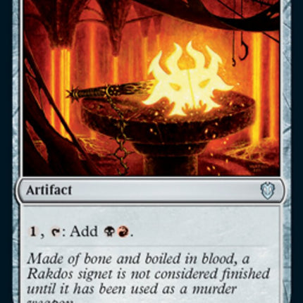 Rakdos Signet [Innistrad: Crimson Vow Commander]