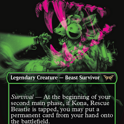 Kona, Rescue Beastie (Showcase) [Duskmourn: House of Horror]